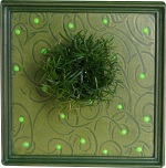 Tableau petits pois vert clairs